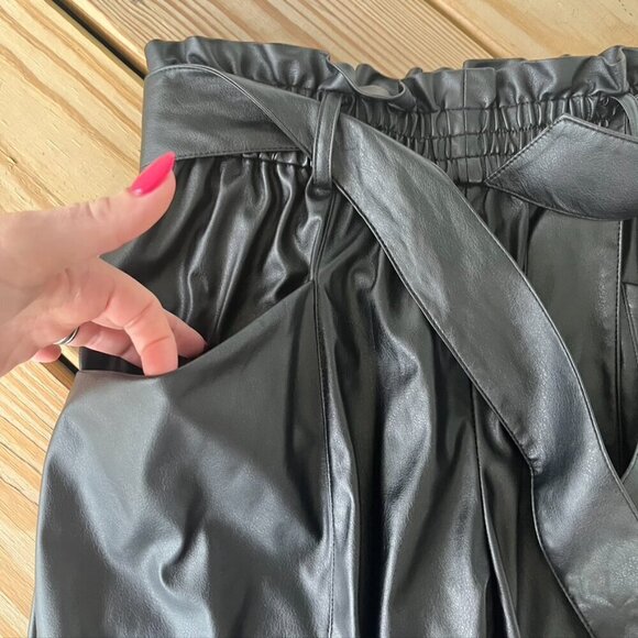 RAMY BROOK Faux Leather Paper Bag Pants - Picture 7 of 11
